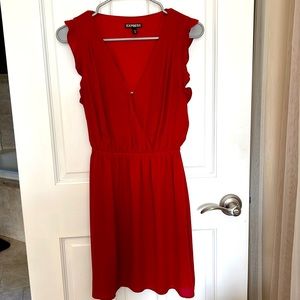 Express red dress
